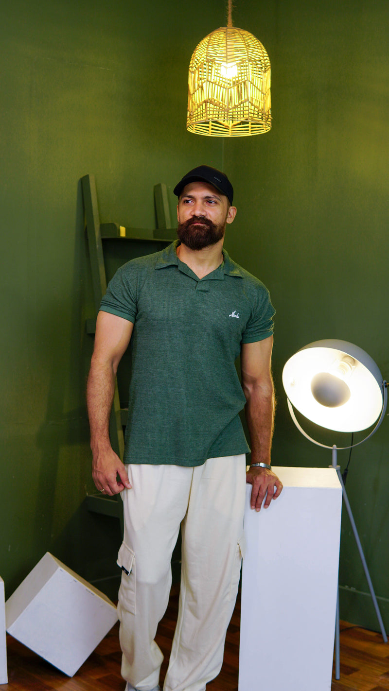 Waffle Knit Polos