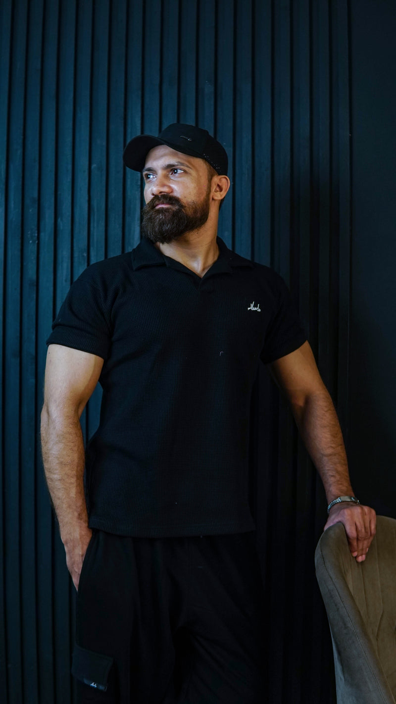 Waffle Knit Polos