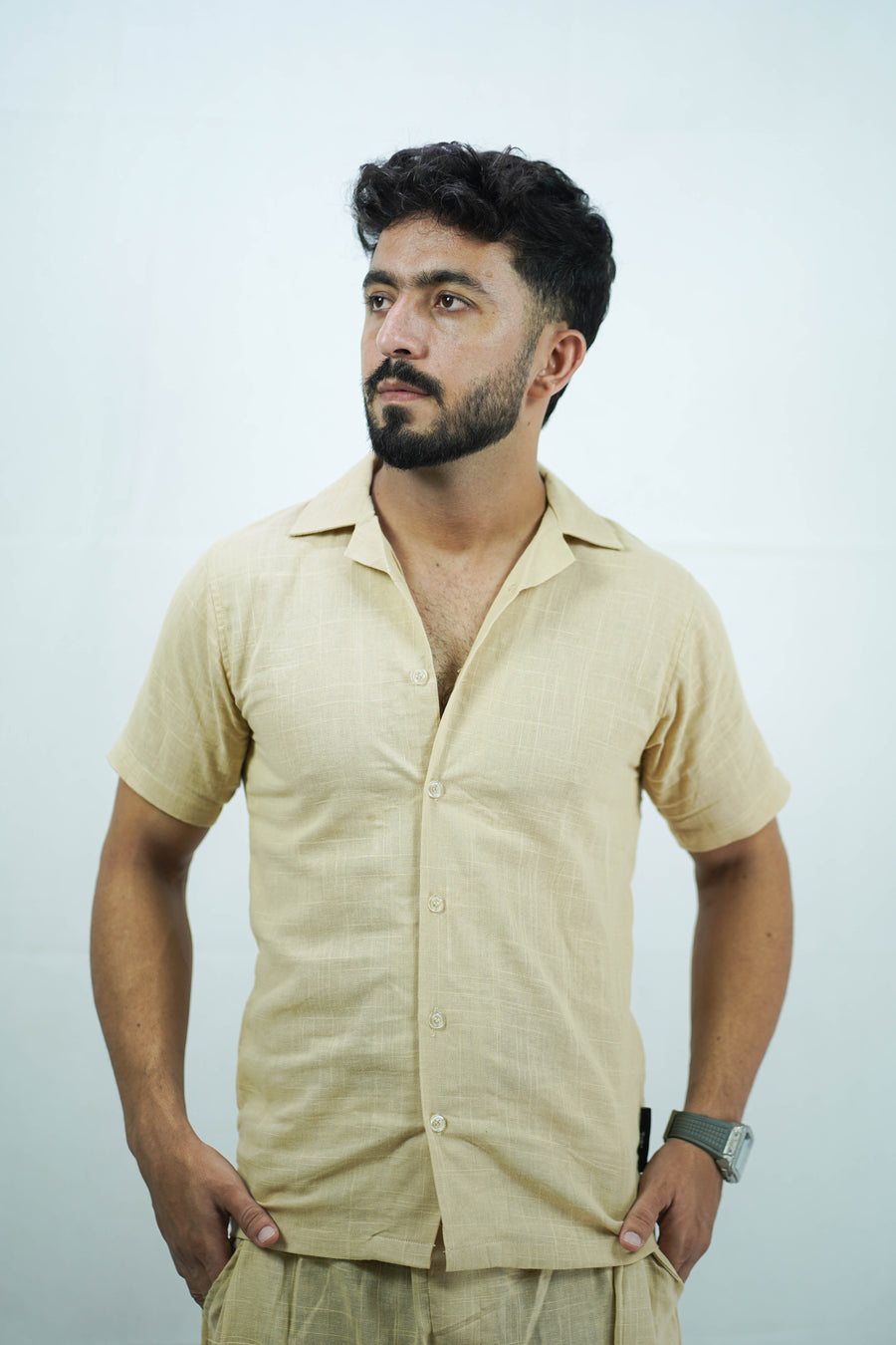 Light Cream linen Shirt
