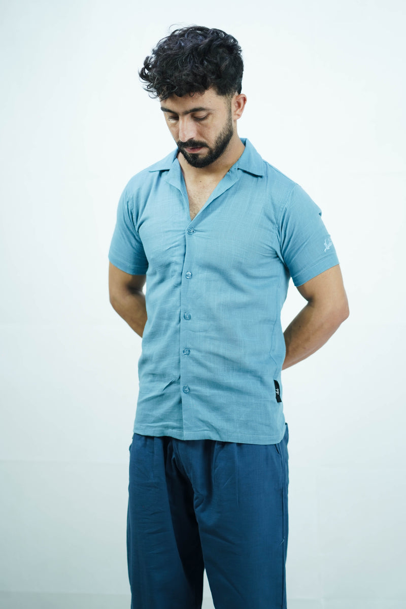 irish linen sky blue