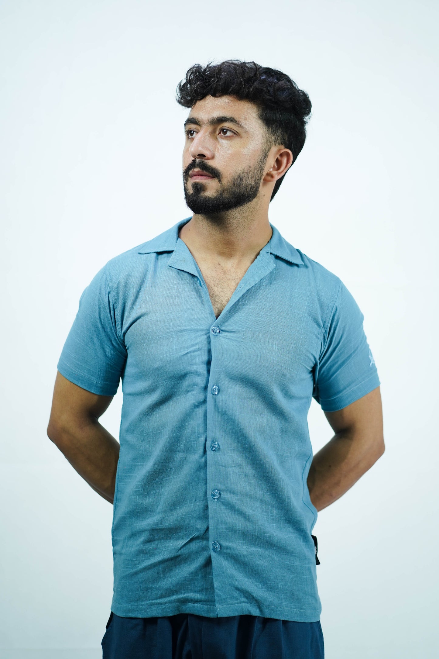 irish linen blue