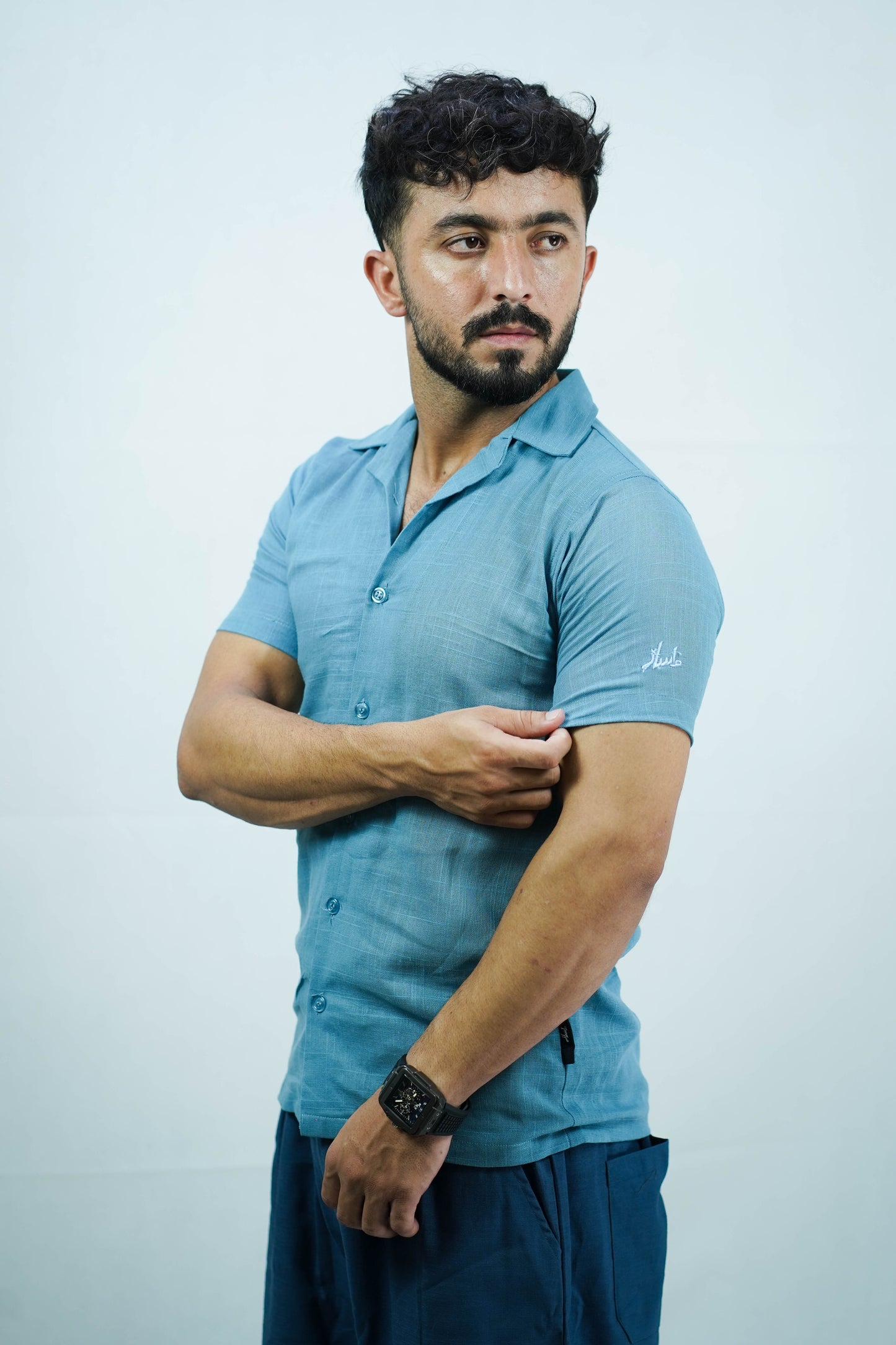 irish linen blue
