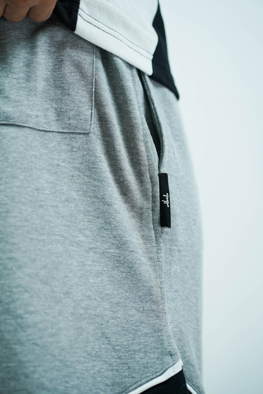 Paneling Baggy Trousers